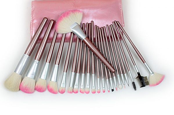 Kit de 22 Pincéis - Rosa