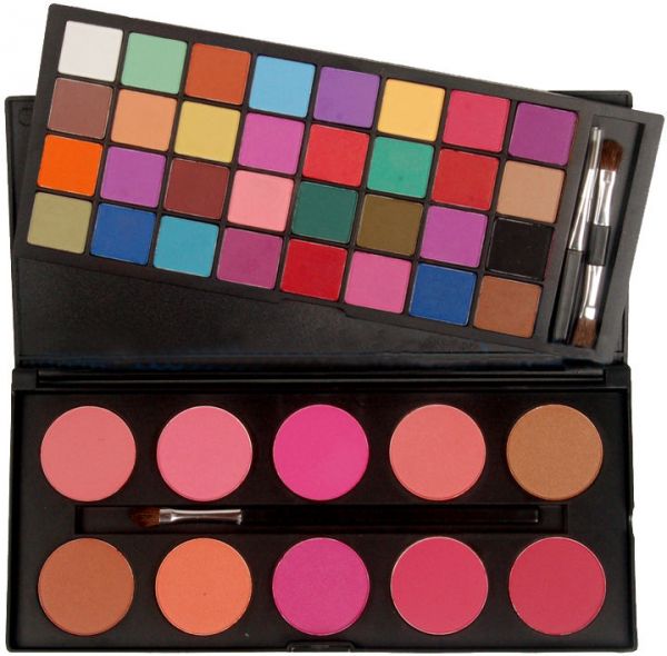 Paleta 32 sombras Matte + 10 blushes.